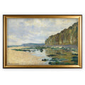 Cliff At Pourville Claude Monet Gold Frame