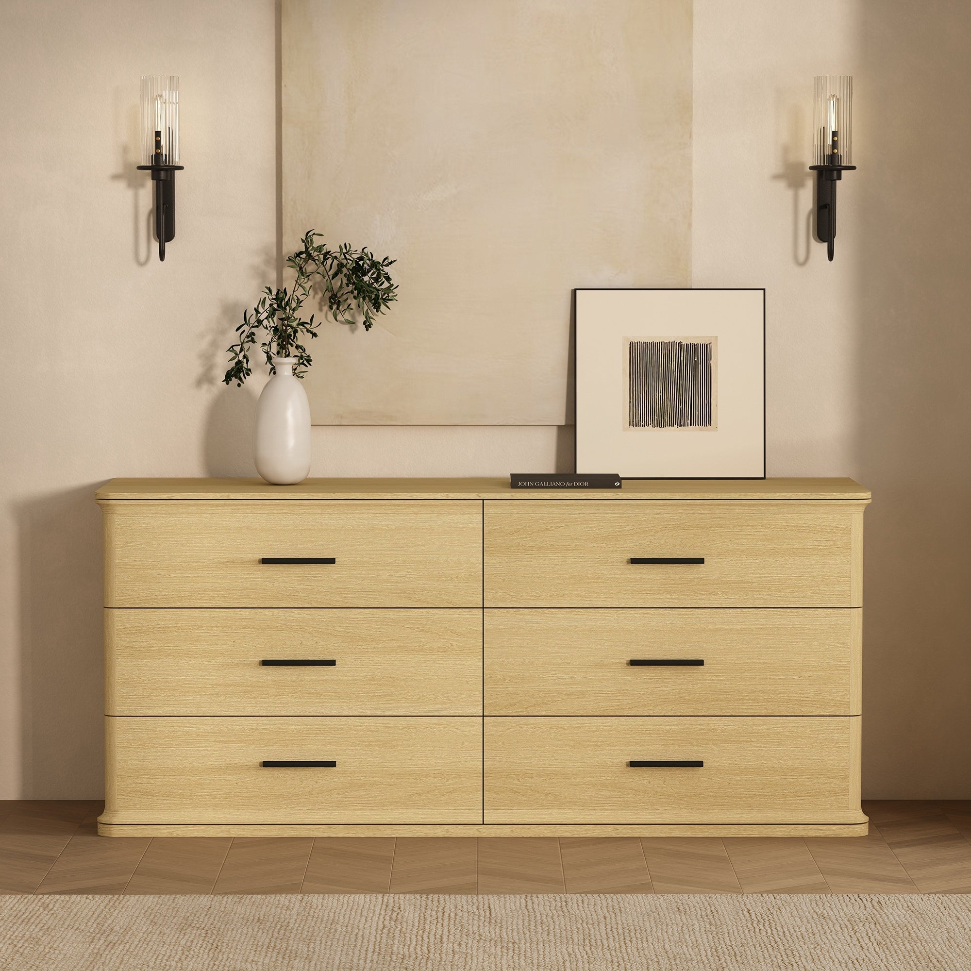 Clifford Transitional 2 Piece Dresser And Nightstand