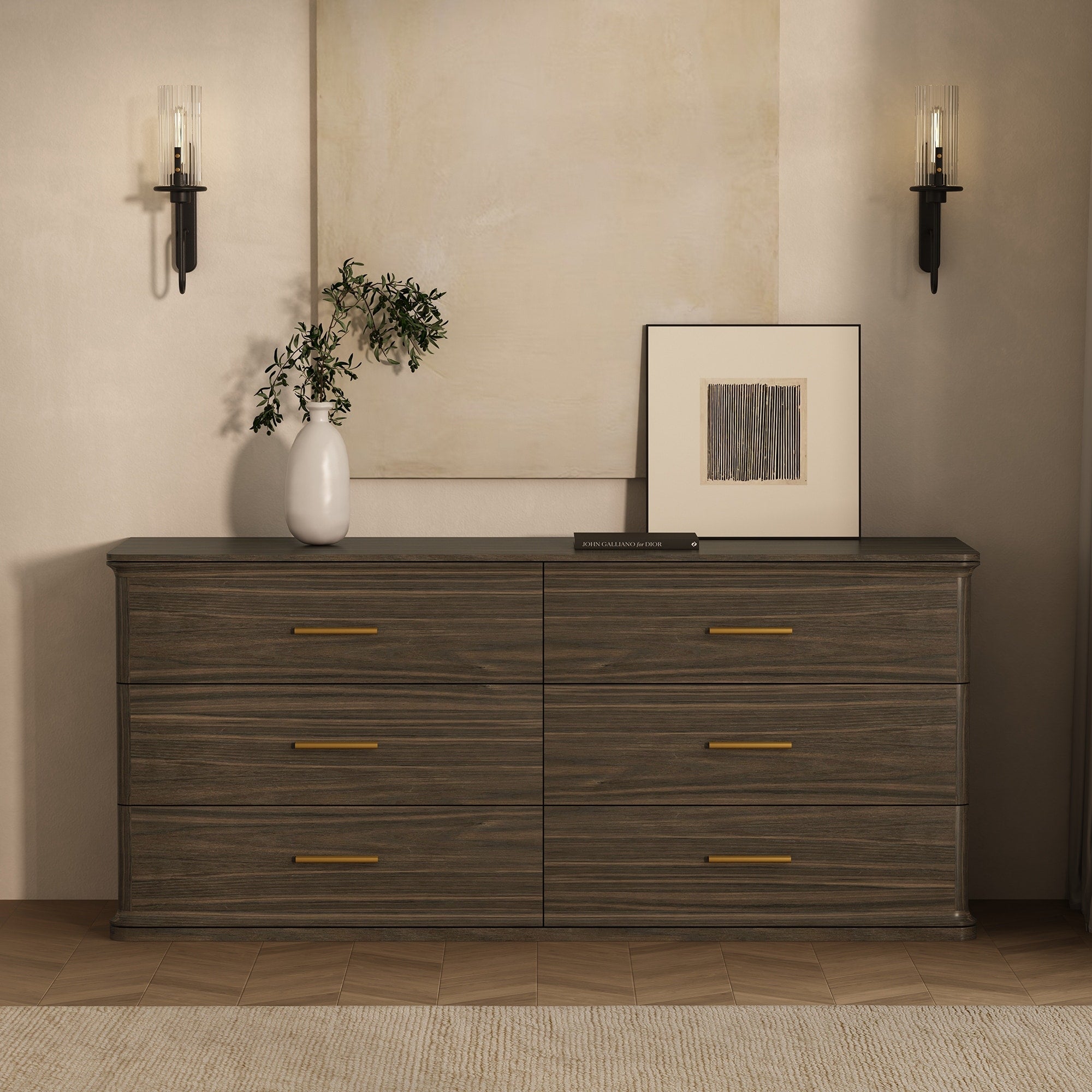 Clifford Transitional 2 Piece Dresser And Nightstand