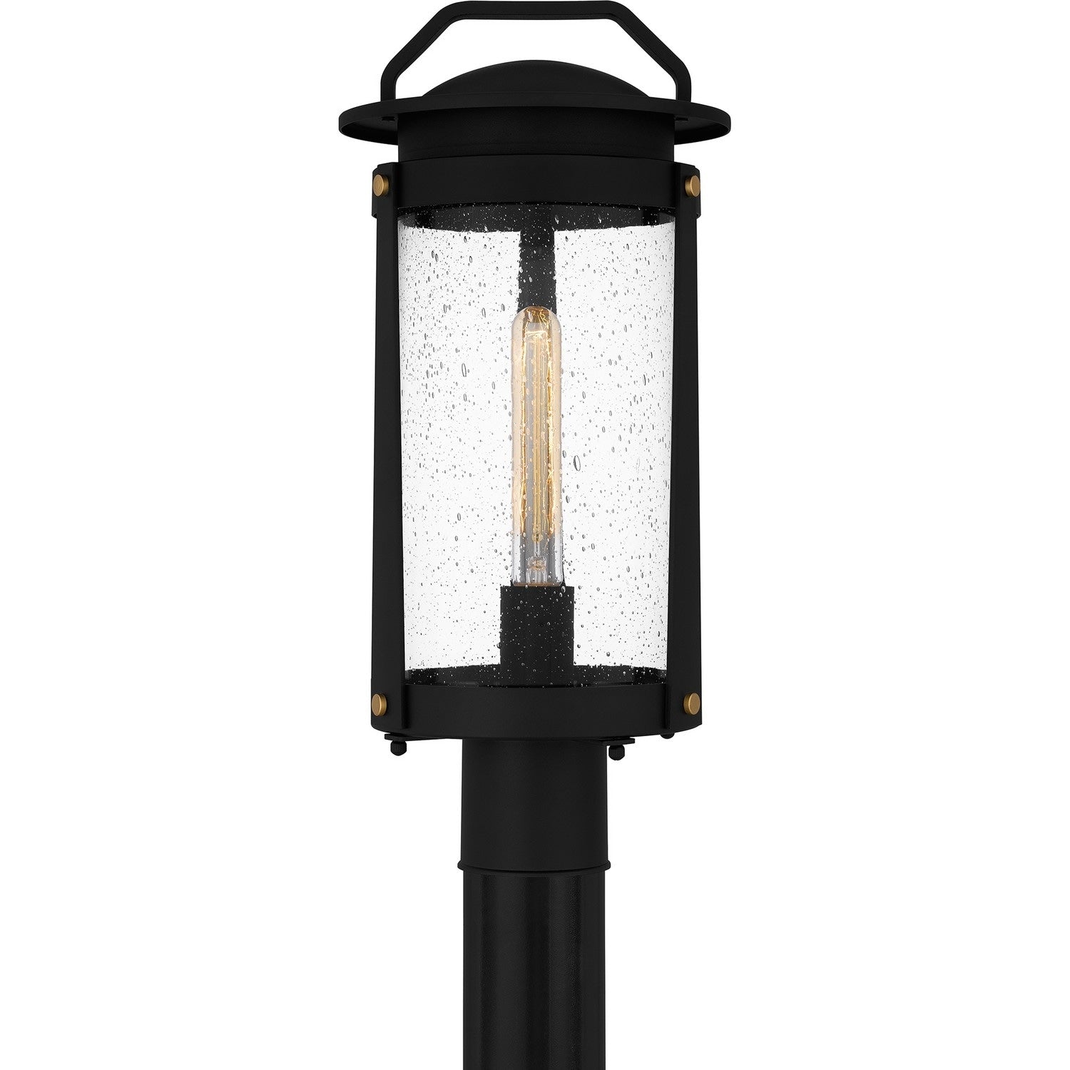 Clifton 1 Light Outdoor Post Mount In Earth Black