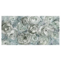 Climbing Roses Silver By Carol Robinson Wrapped Canvas Art Print