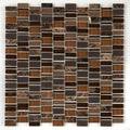 Clio Mosaics 1 X Random Mosaic Glass And Stone Tile In Eos 12X12