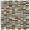Clio Mosaics 1 X Random Mosaic Glass And Stone Tile In Hera 12X12