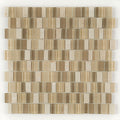 Clio Mosaics 1 X Random Mosaic Glass And Stone Tile In Nox 12X12