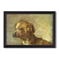 Cliper The Artists Dog 1895 Pablo Picasso Custom Framed Canvas