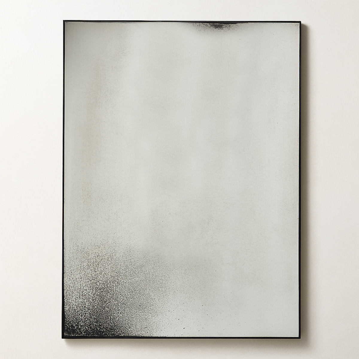 Clooney Antiqued Black Full-Length Floor Mirror 48''x72''