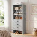 Closet Organizer System With Wooden Drawers Bookcase Kitchen Pantry Storage Display Shelves