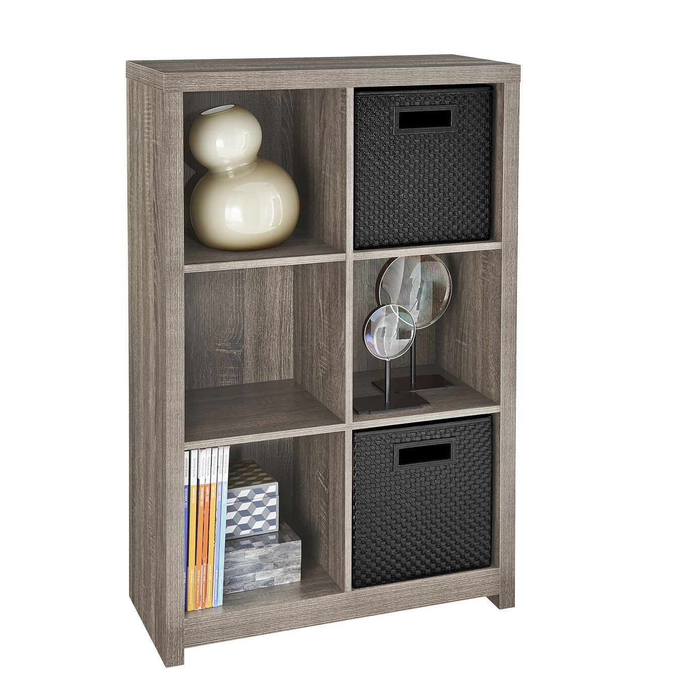 Closetmaid Brown Cubeicals Premium 6 Cube Organizer