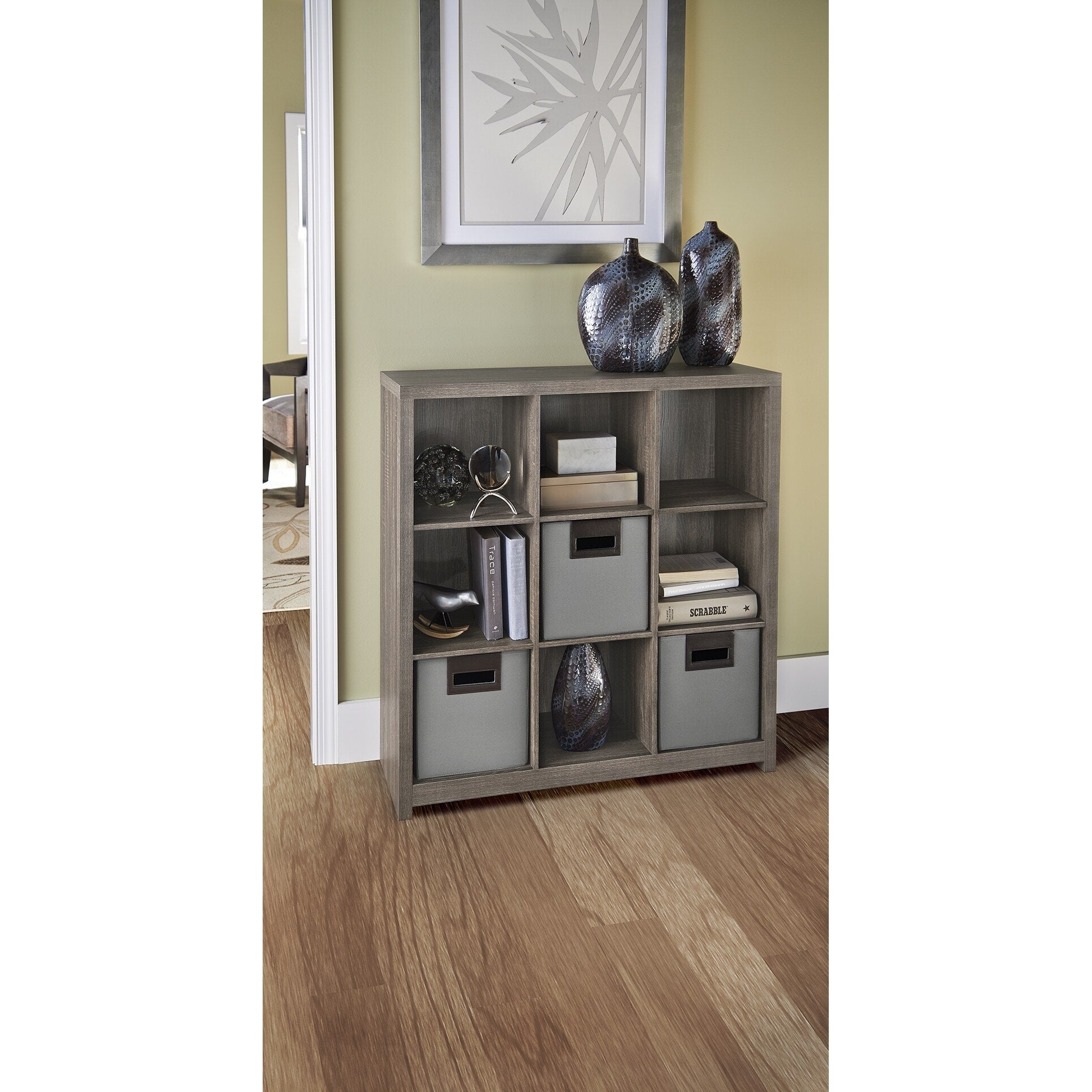 Closetmaid Brown Cubeicals Premium 9 Cube Organizer