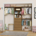 Closetmaid Mosaics 6 Shelf 4 Drawer 3 Hang Rod Closet Organizer