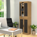 Closetmaid Mosaics Stackable 6 Shelf 4 Door Cabinet Closet Organizer