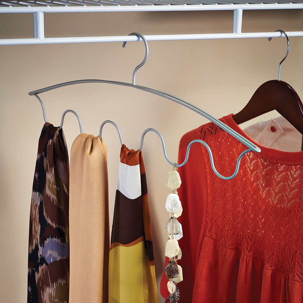 Closetmaid Nickel Scarf And Belt Organizer