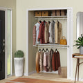 Closetmaid Shelftrack Wood 48.3 Inch W Adjustable Wire Laminate Closet Organizer