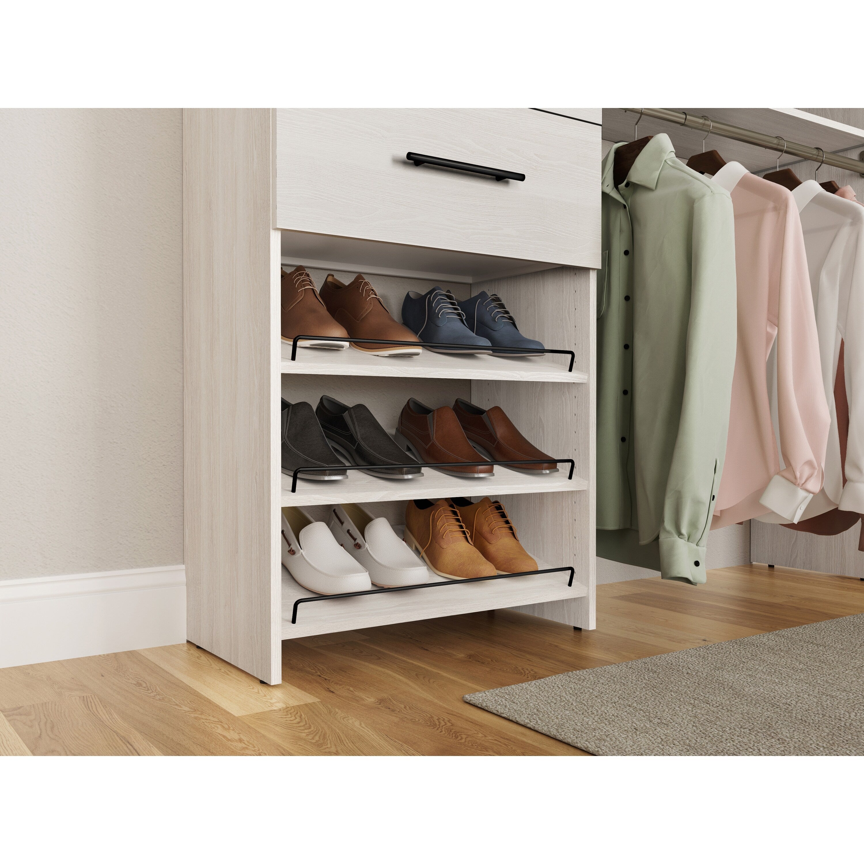 Closetmaid Suitesymphony 25 In. Angled Shoe Shelves