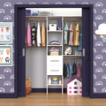Closetmaid Suitesymphony Modern 16 In. Closet Organizer With Shelves And 2 Drawers