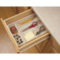 Closetmaid White Stainless Steel Drawer Utensil Organizer
