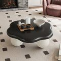 Cloud Shaped Coffee Table Stylish Side Table For Living Room End Table Sofa Table Black White Cocktail Table