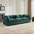 Cloud Sofa 3 Seats Modern Sectional Couch Comfy Double Layer Upholstered Seat Cushion