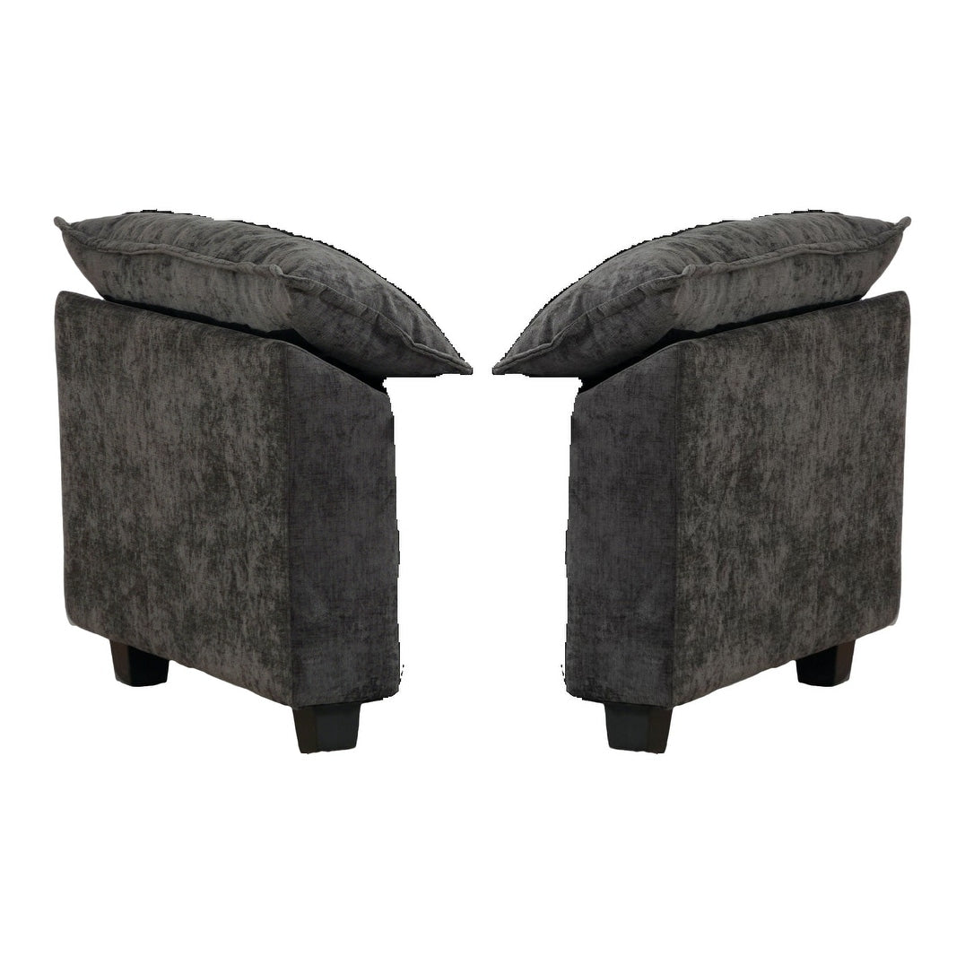 Cloud Sofa Armrests Only Sectional Couch Comfy Double Layer Upholstered Seat Cushion Breathable Chenille Fabric