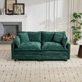 Cloud Sofa Loveseat Ottoman Is Not Included Modern Sectional Couch For Living Room Comfy Double Layer Upholstered Cushion