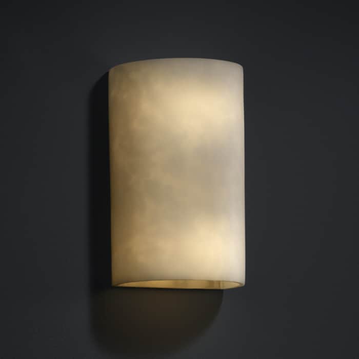 Justice Design Group Clouds 1 Light Outdoor No Metal Wall Sconce