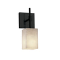 Clouds Union 1 Light Wall Sconce Tall Clouds Square W Flat Rim Shade