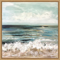 Cloudy Seascape I By Emma Bell Framed Canvas Wall Art Print