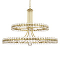Clover 24 Light Aged Brass Chandelier Aged Brass