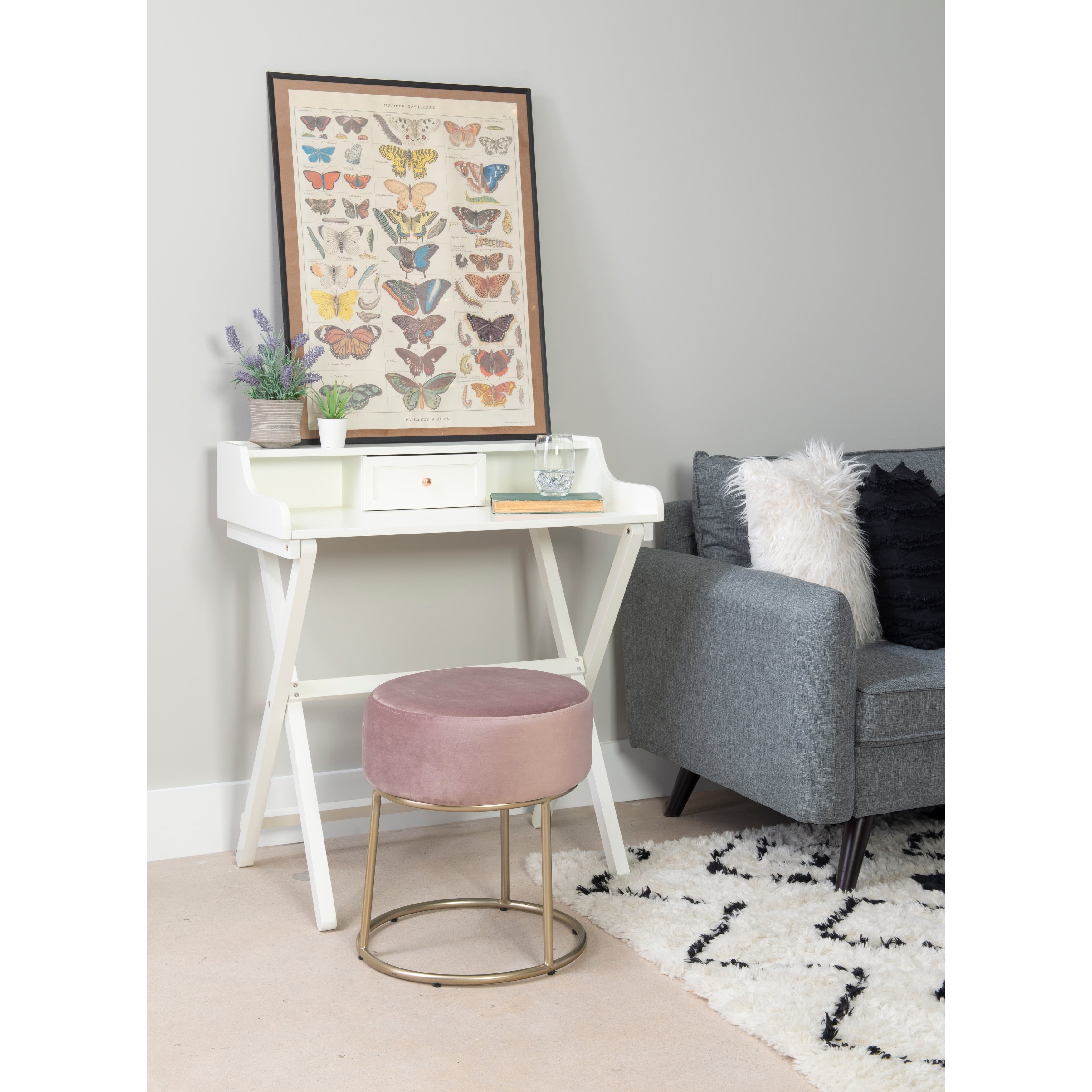 Clover Gray Wash Folding Desk