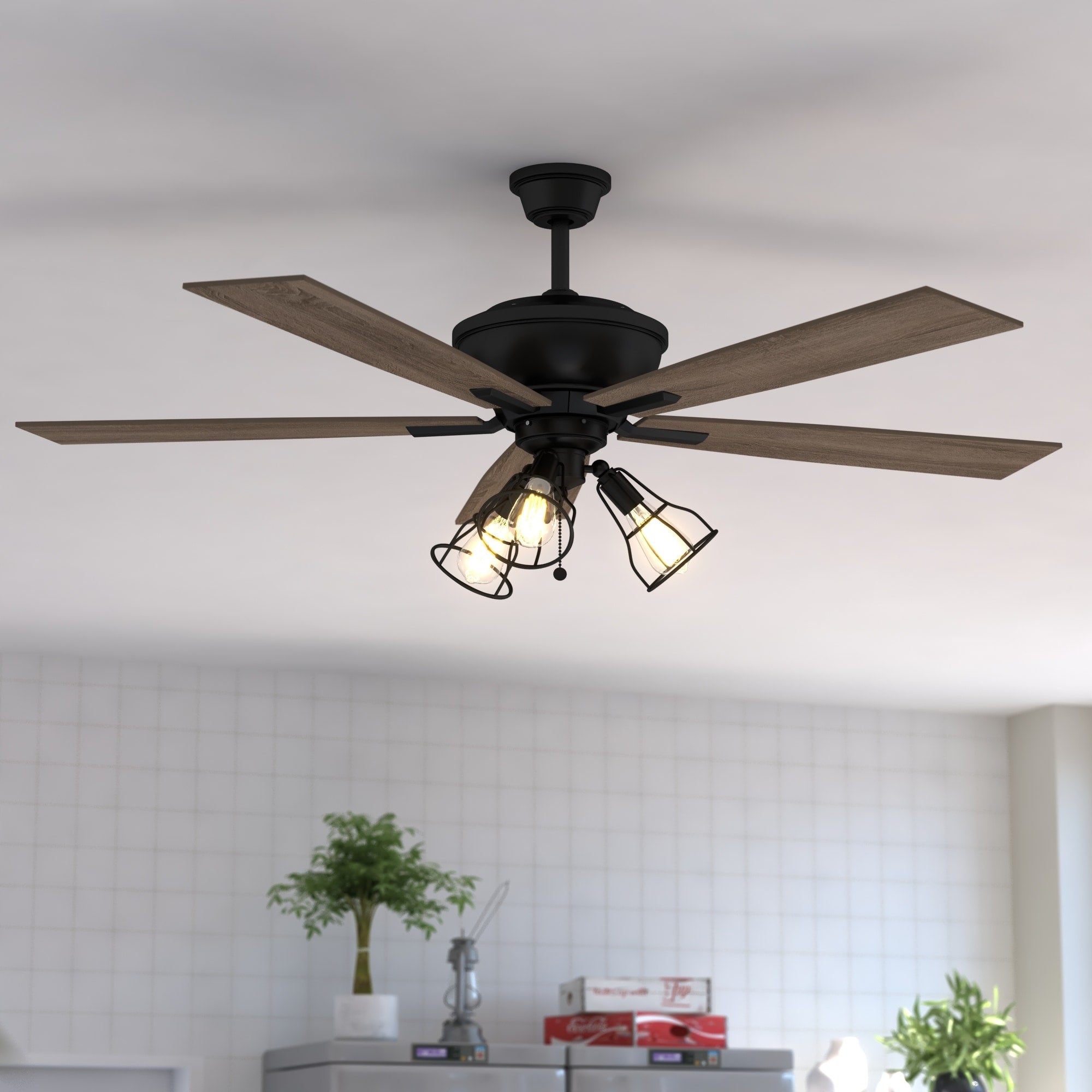 Vaxcel Clybourn 52 Ceiling Fan Bronze