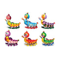 Puzzled Caterpillar Bobble Magnets Set Of 6