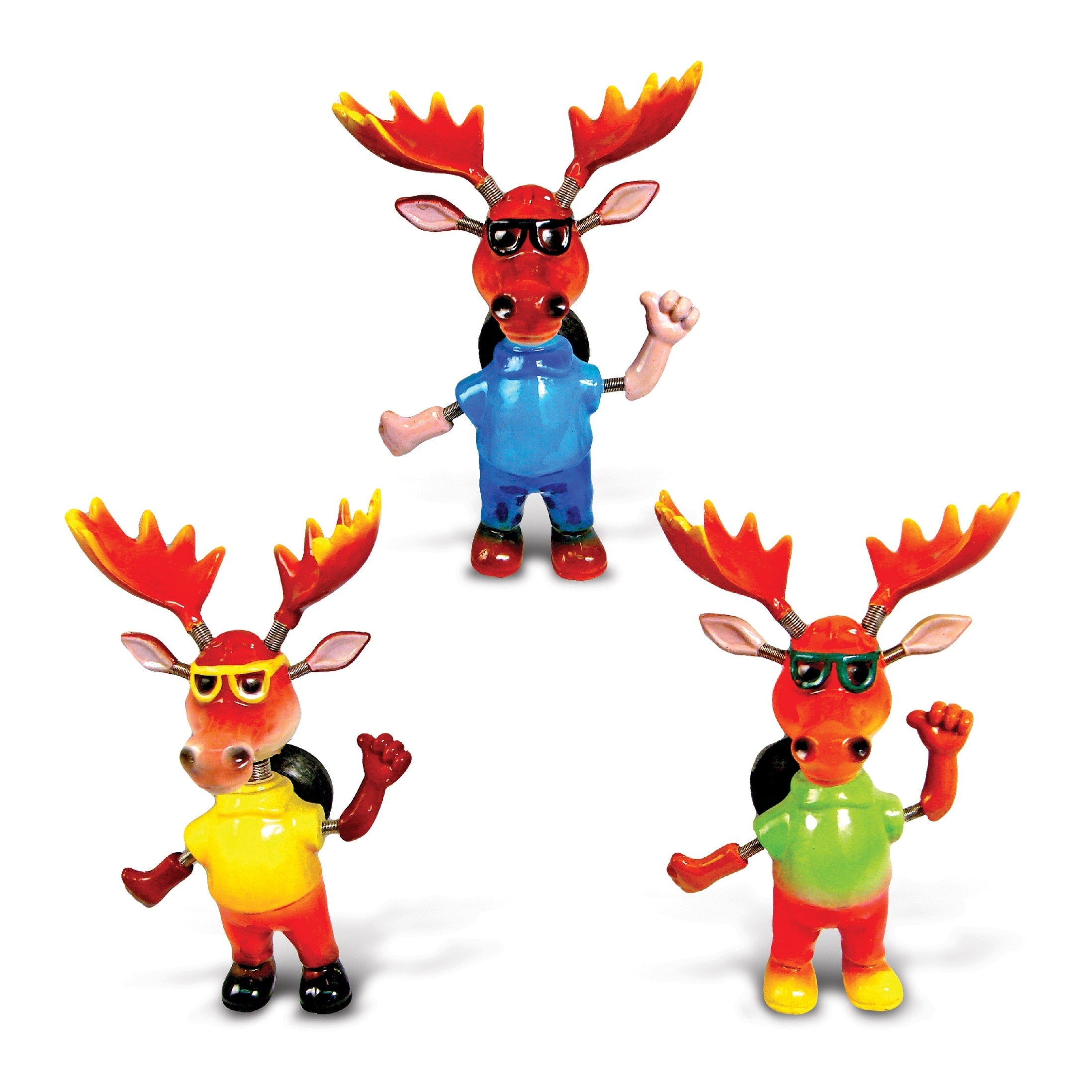 Puzzled Inc. Cool Moose Bobble Magnet 6 L X 5 W X 3 H