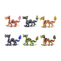 Colorful Plastic Dragon Bobble Magnet