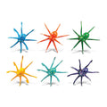 Multicolor Plastic Octopus Bobble Magnet