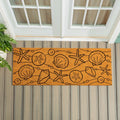 Coastal Beach Shells Coir Door Mat