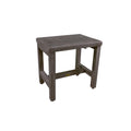 Coastalvogue Eleganto 18In Wide Showerbench Gr173 In A Gray Finish