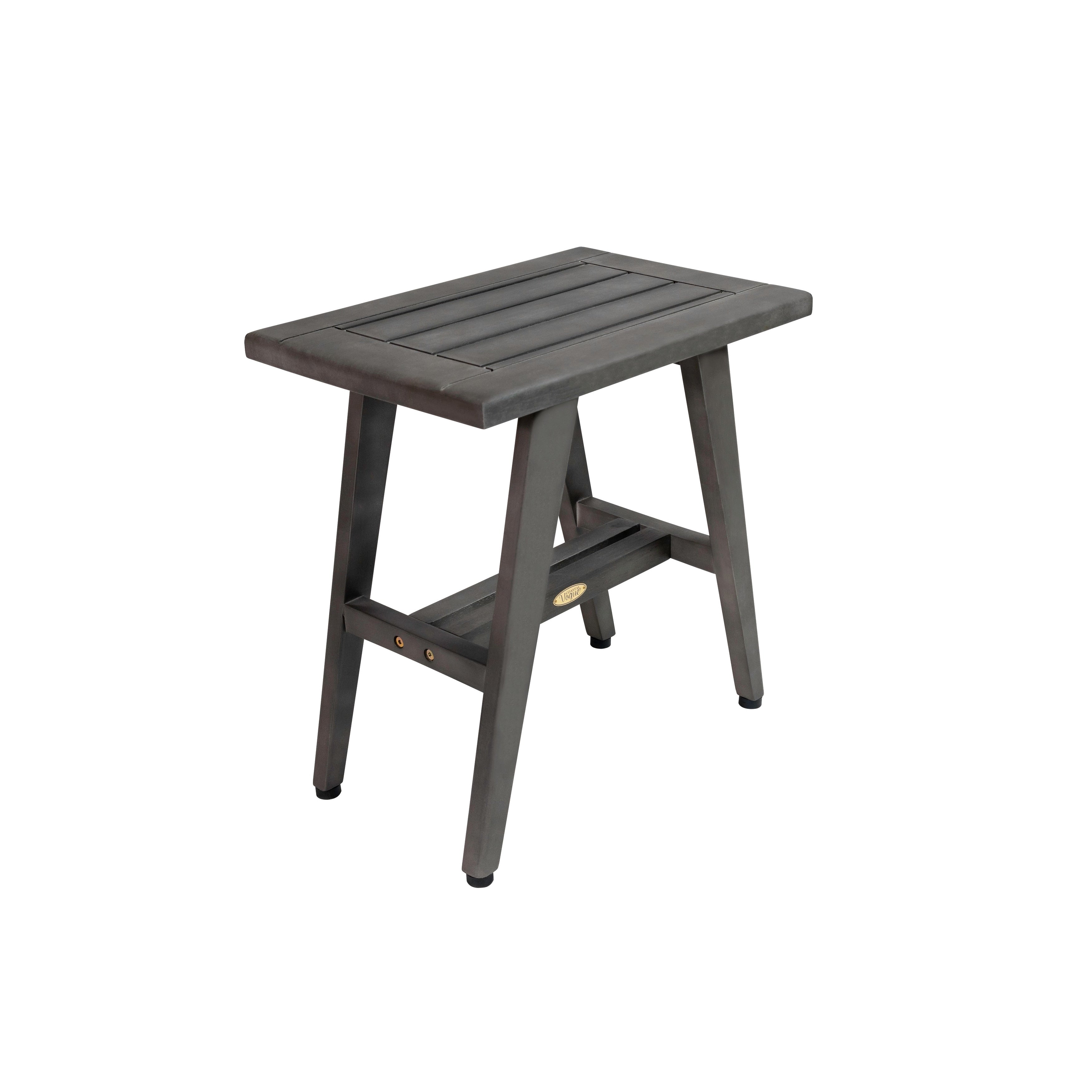 Coastalvogue Midcentury 18In Wide Showerbench Gr501 In A Gray Finish