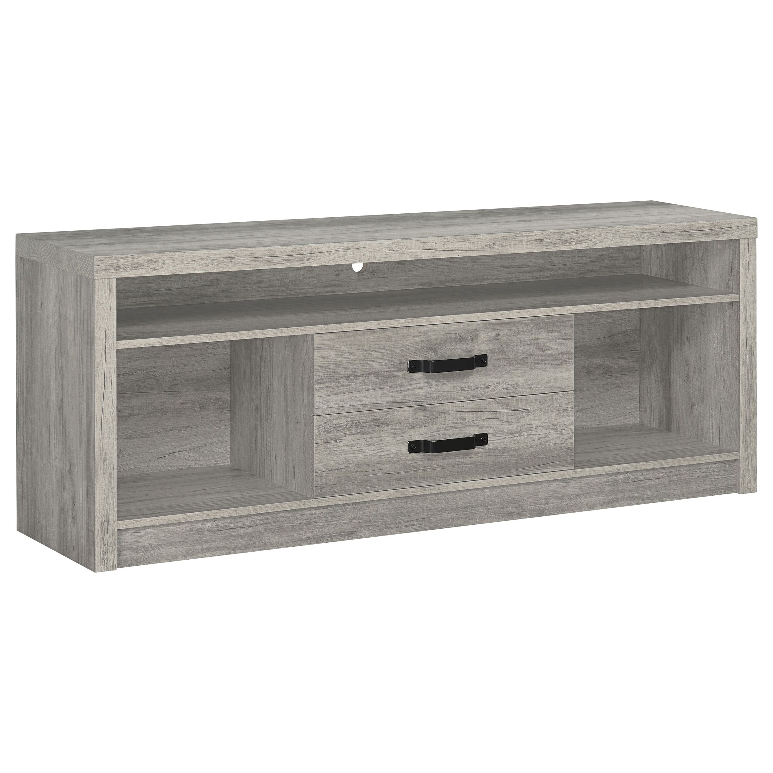 Modern Grey Driftwood Tv Console