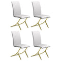 Chanel Upholstered Dining Chairs Set Of 4