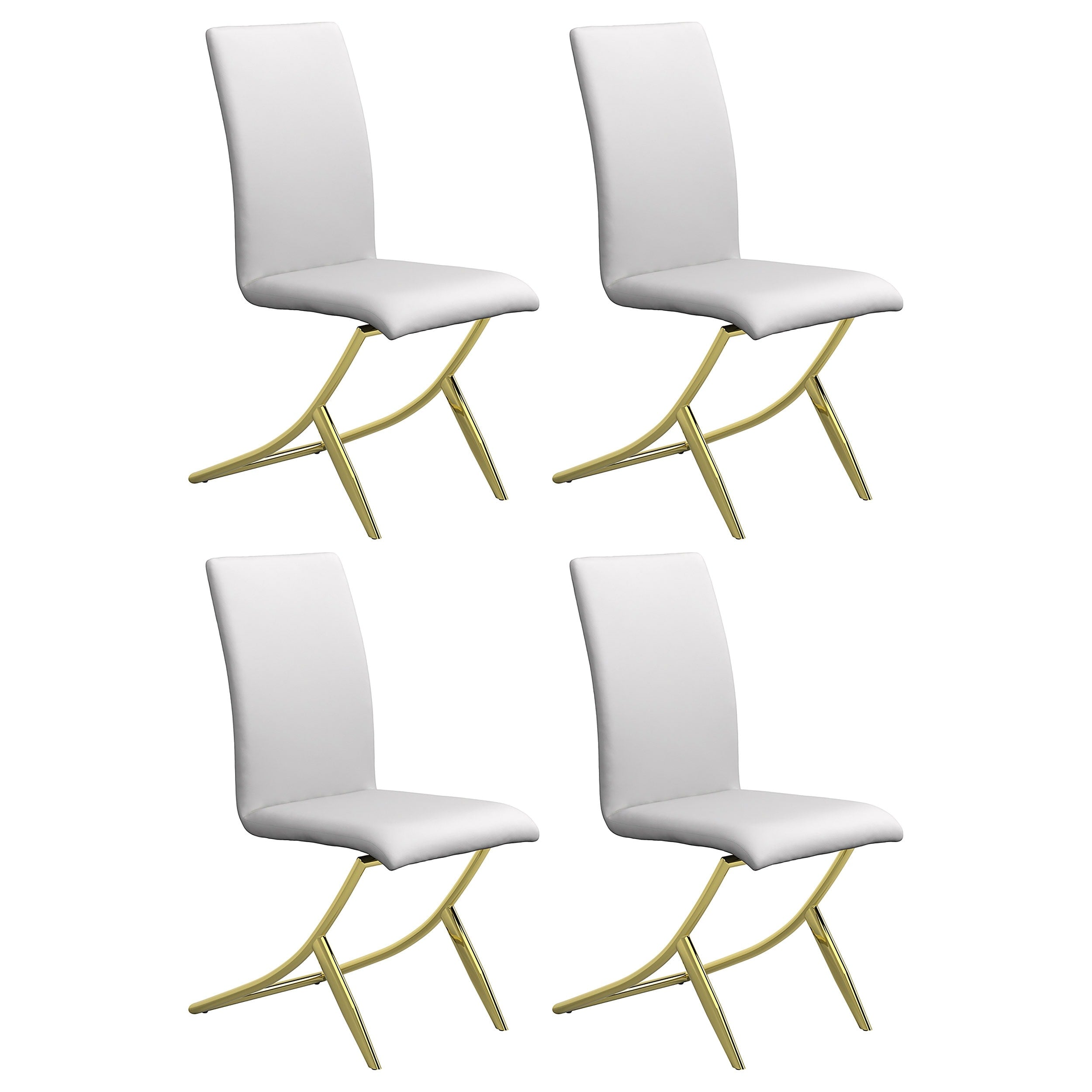 Chanel Upholstered Dining Chairs Set Of 4