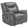 Copper Grove Beauraing Grey Motion Glider Recliner