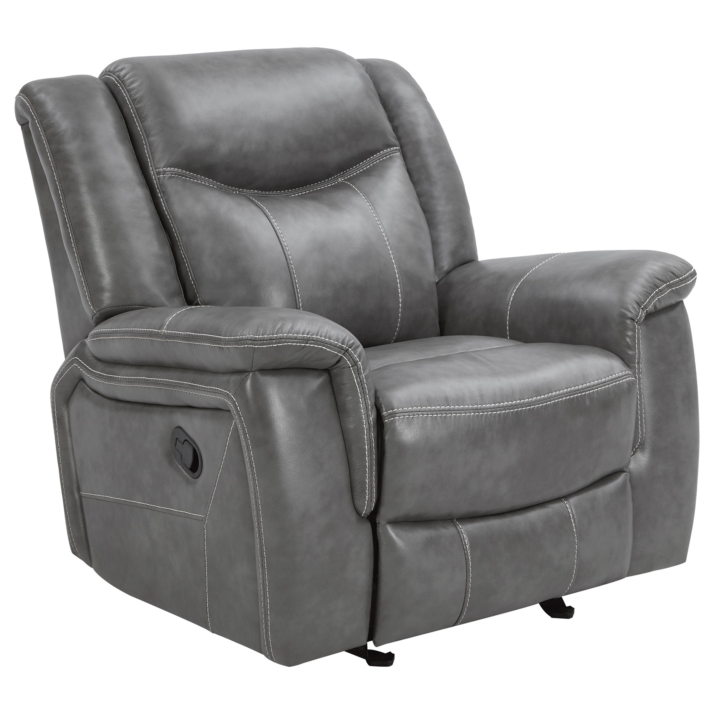 Copper Grove Beauraing Grey Motion Glider Recliner