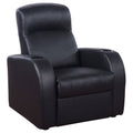 Strick Bolton Roxy Black Leather Recliner