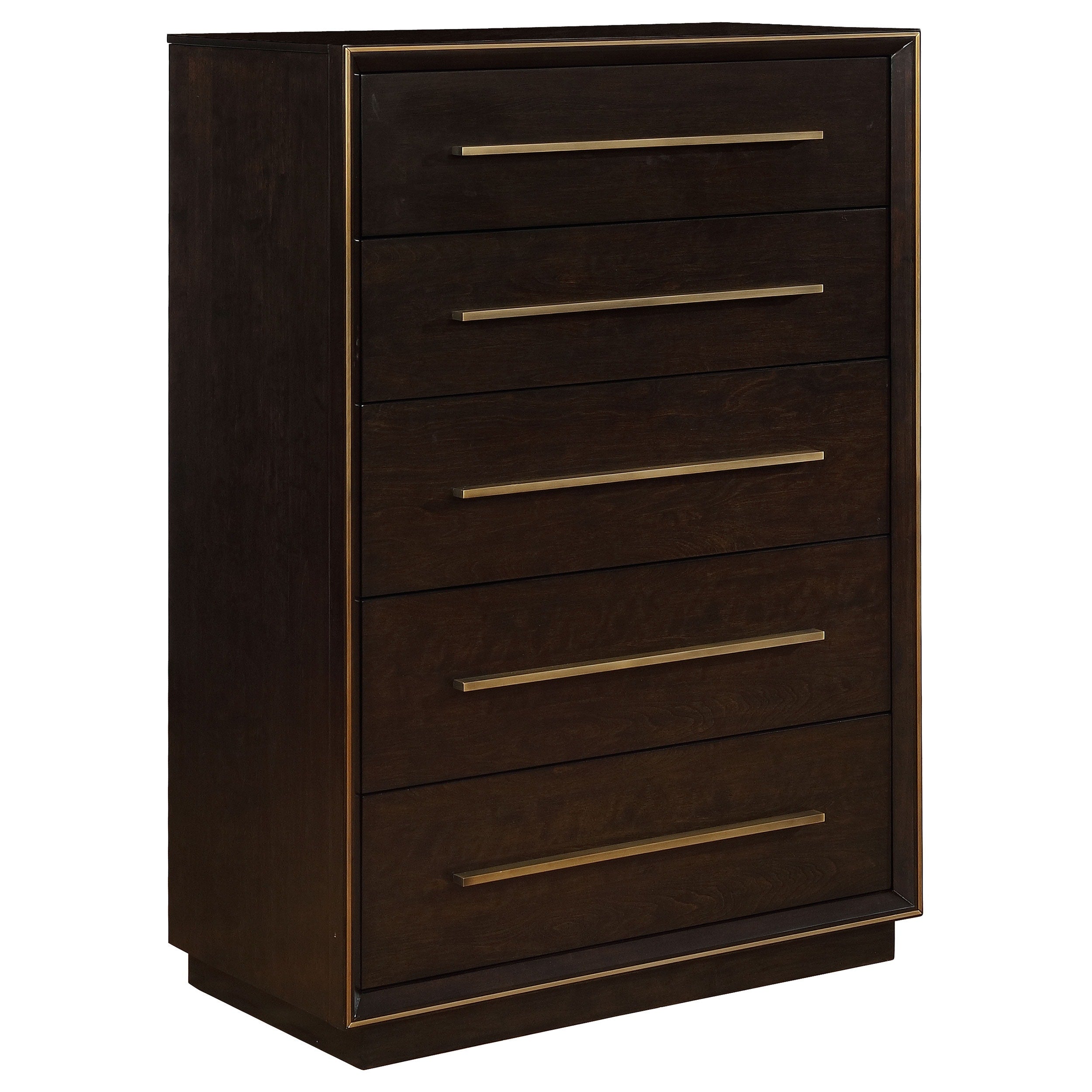 Strick Bolton Strelli Brown 5 Drawer Chest
