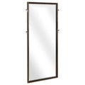 Strick Bolton Strelli Brown Gold Rectangular Floor Mirror