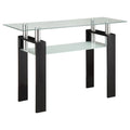 Occasional Contemporary Black Sofa Table