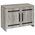 Rustic Grey Accent Cabinet