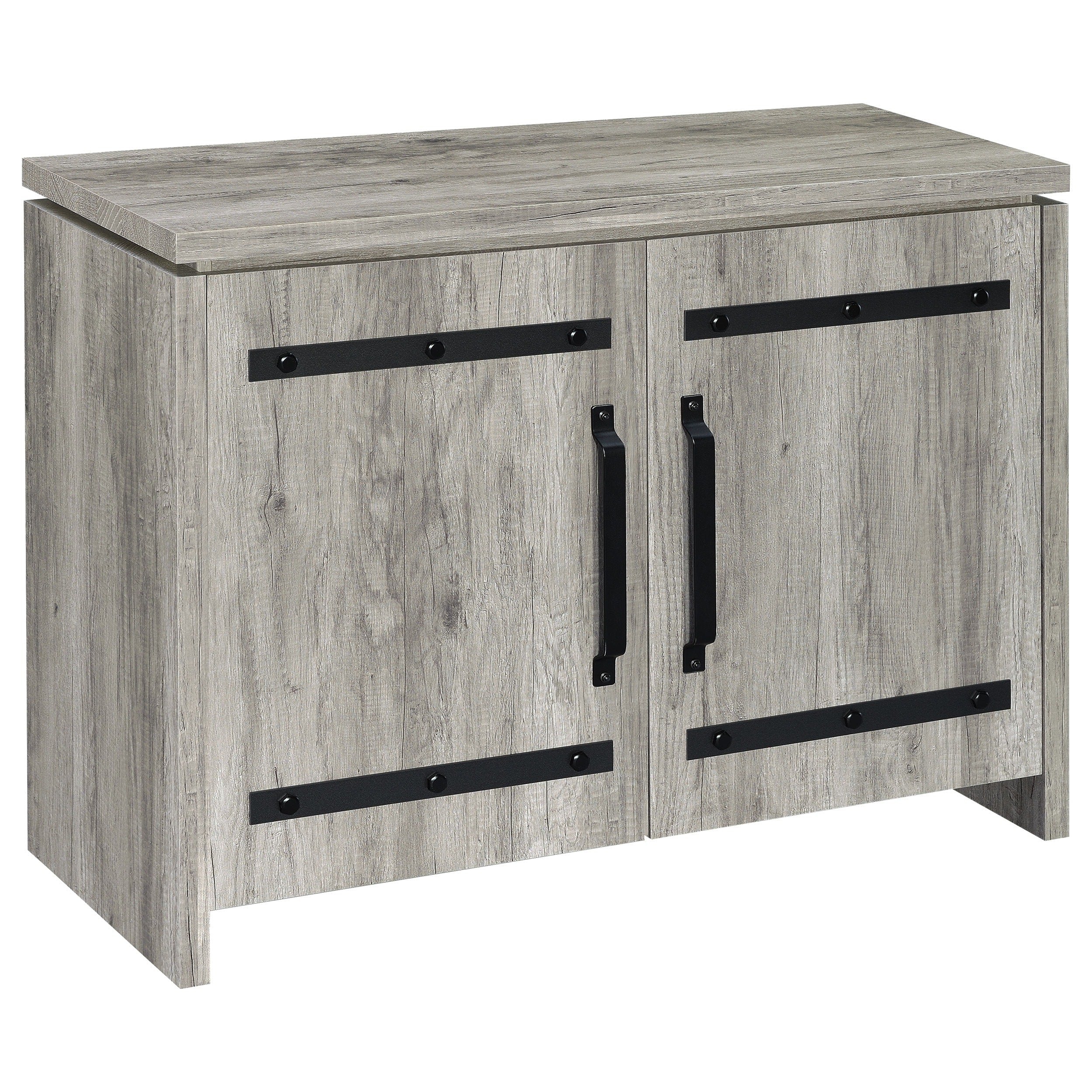 Rustic Grey Accent Cabinet