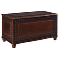 Coaster Company Deep Brown Tobacco Wooden Cedar Chest