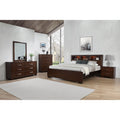 Coaster Furniture Jessica Bedroom Set With Bookcase Headboard Dark Cappuccino